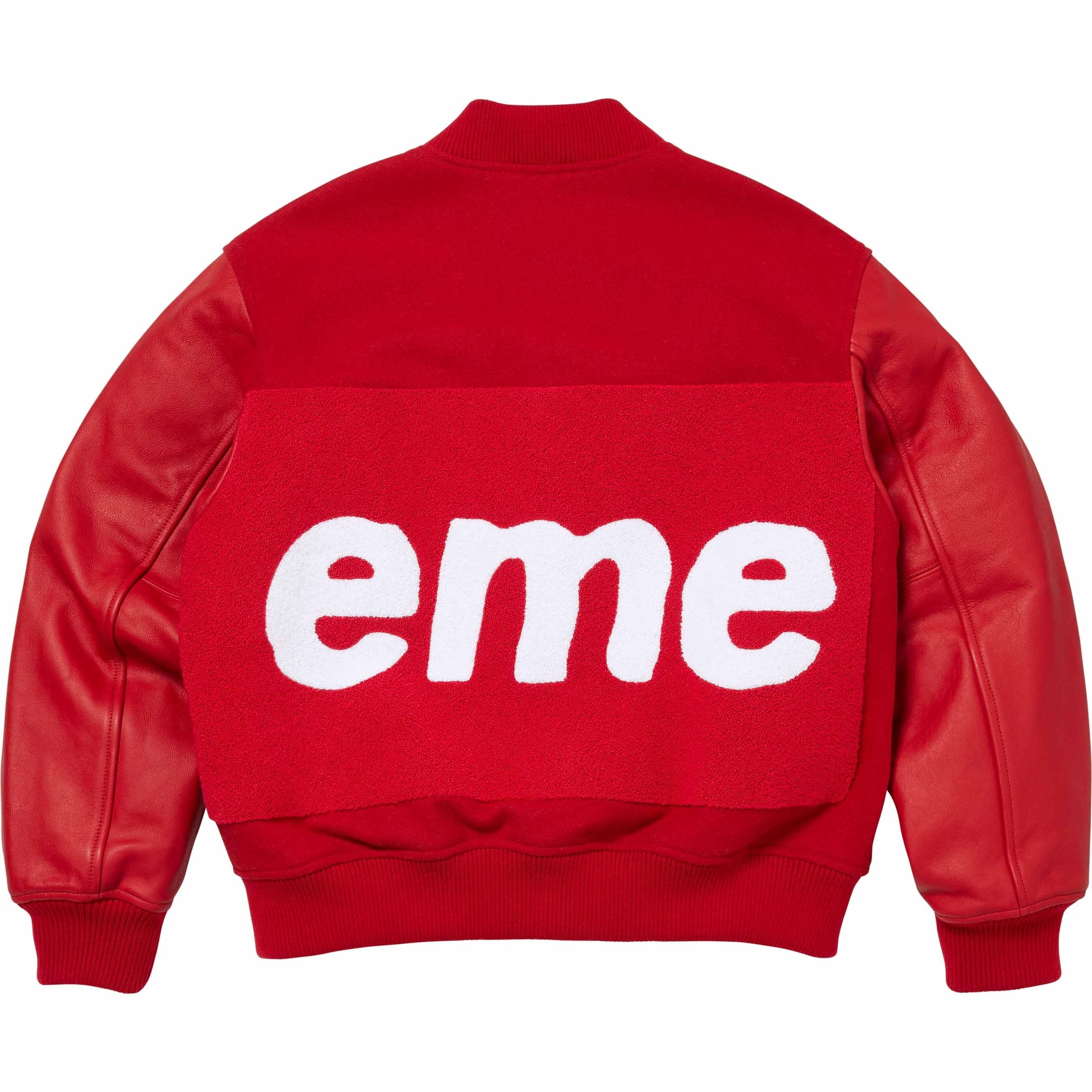 Big Logo Chenille Varsity Jacket view 3